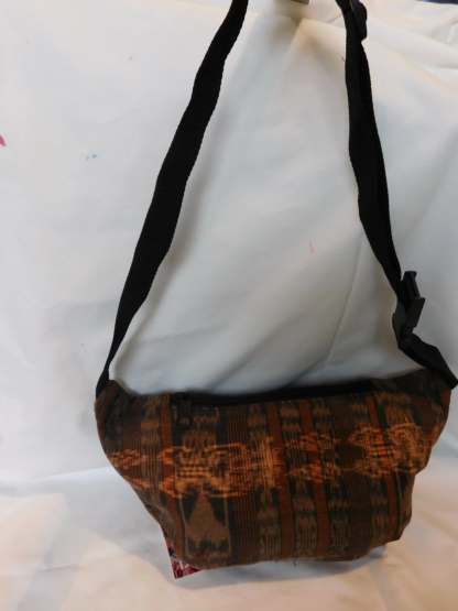 EXTRA LARGE 3 POCKET WAIST PACK IN HAND WOVEN COTTON