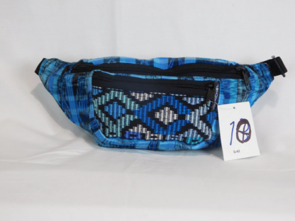 EXTRA LARGE 3 POCKET WAIST PACK IN HAND WOVEN COTTON - Image 11