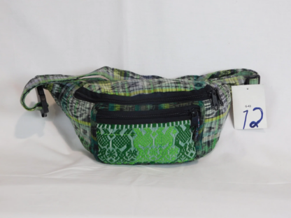 EXTRA LARGE 3 POCKET WAIST PACK IN HAND WOVEN COTTON - Image 13