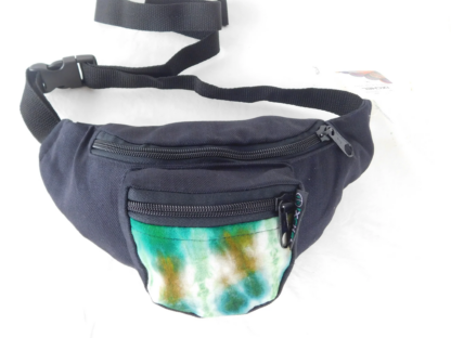 3 POCKET WAIST PACK WITH TIE DYE TRIM - Image 3