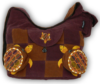 PATCHWORK TERRAPIN SHOULDER BAG WITH 3D POCKETS - Image 3