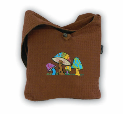 ERICA BAG IN CORDUROY WITH MUSHROOM EMBROIDERY - Image 3