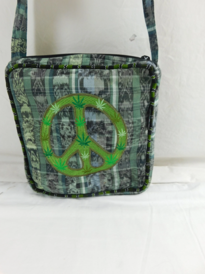 HAND-WOVEN PEACE BAG 10" X 10"