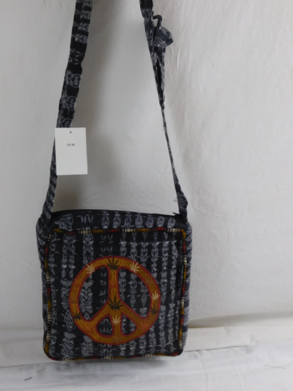 HAND-WOVEN PEACE BAG 10" X 10" - Image 3