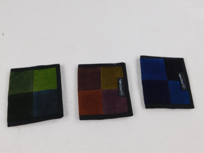 2-FOLD PATCHWORK CORDUROY WALLET