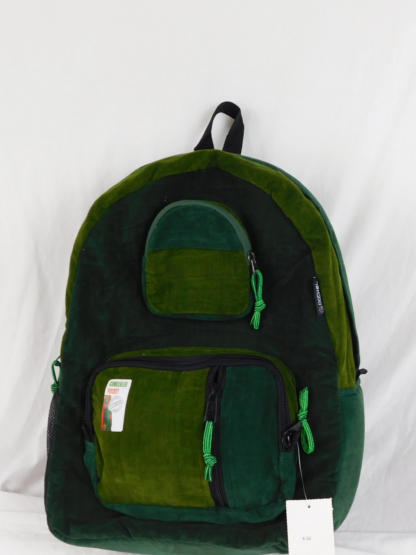 PATCHWORK CORDUROY BACKPACK LARGE