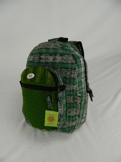 HAND-WOVEN BACKPACK WITH HAND-BROCADED ACCENTS (MEDIUM) - Image 10