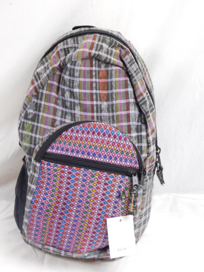 HAND-WOVEN BACKPACK WITH HAND-BROCADED ACCENTS (MEDIUM) - Image 9