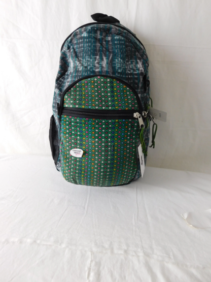 HAND-WOVEN BACKPACK WITH HAND-BROCADED ACCENTS (MEDIUM) - Image 8