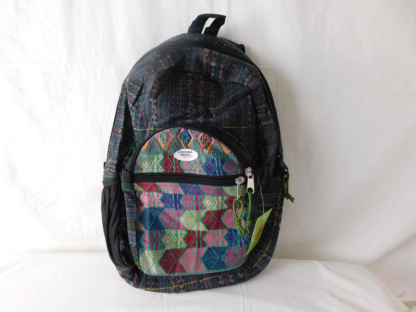 HAND-WOVEN BACKPACK WITH HAND-BROCADED ACCENTS (MEDIUM) - Image 6