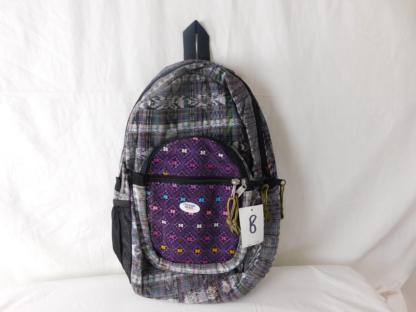 HAND-WOVEN BACKPACK WITH HAND-BROCADED ACCENTS (MEDIUM) - Image 5