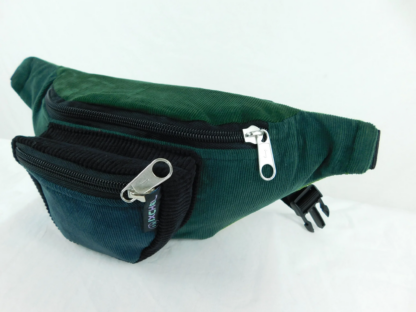 PATCHWORK CORDUROY WAIST PACK WITH THREE POCKETS - Image 3